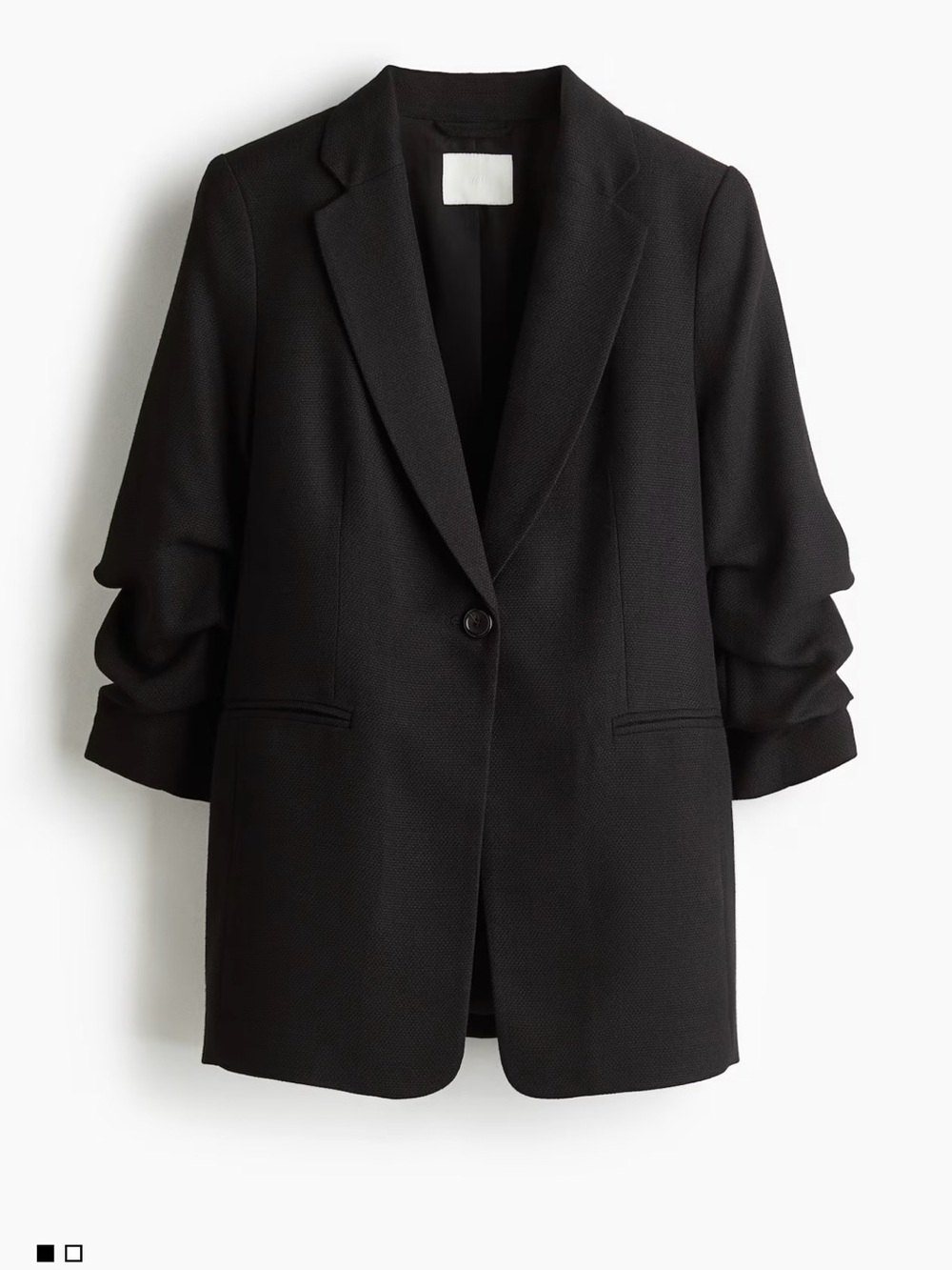 H&M gathered sleeve jacket XL